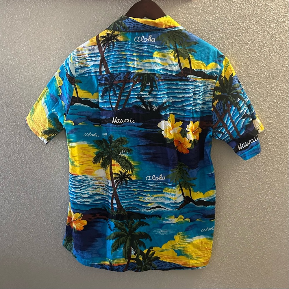 Vintage Hawaii Mens Weekend Vacation Short Sleeve Button Down 2 Shirts Sz M - Picture 12 of 15